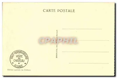 Haut-Kœnigsbourg — Puits du Haut Jardin — Edizione speciale del Castello — Verso