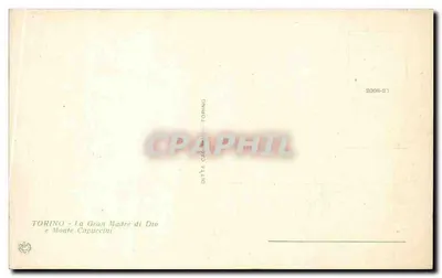 Torino - La Gran Madre di Dio e Monte Capuccini — Ditta Caglioni — Verso