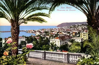 San Remo — Panorama da Levante — Edit. Brunner & C. - Como n° 11573