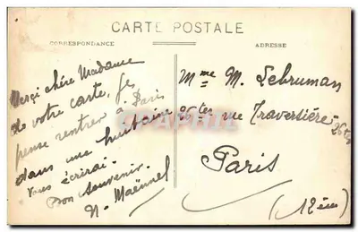 Ao redor de Saint-Étienne — A Vale da Loire, perto de Saint-Victor-sur-Loire — n° 181 — Verso