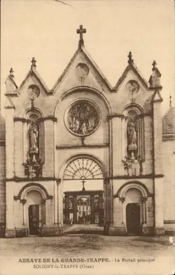 Abadia de la Grande-Trappe — Portal principal — Soligny-la-Trappe (Orne)