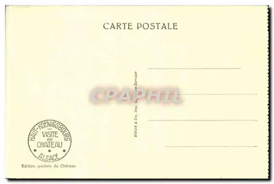 Haut-Kœnigsbourg — Sala das Festas — Edição especial do Castelo — Verso