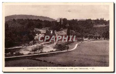 Cambo-les-Bains — Vista Geral em Direção aos Termas — LL