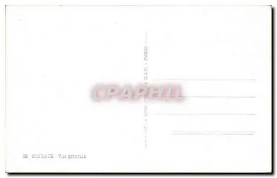 Hendaye — Vista geral — editor C.A.P. Paris, n° 33 — Verso