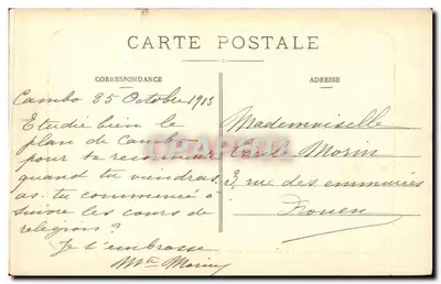 Cambo-les-Rains — Widok panoramiczny — Wydawnictwo Darhé-Larré, n°1 — Rewers