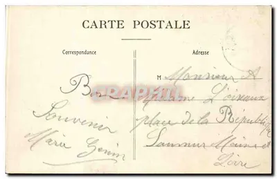 Biarritz Pittoresque — Spoczynek pod namiotami — N° 171, wydawca J. P. Lemoine, Cliché L. Raffin — Rewers