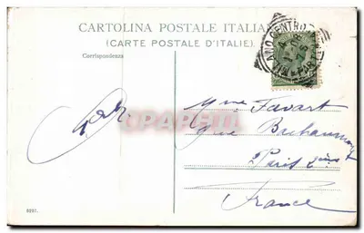 Mediolan. Arena. — Włoska kartka pocztowa wydana przez Cartolina Postale Italiana — Rewers