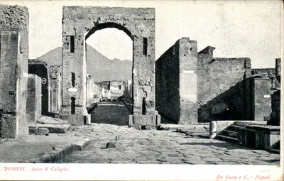 Pompéia - Arco de Calígula — De Luca e C. - Nápoles, n° 211