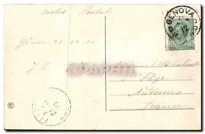 जेनोवा — कैम्पोसांतो का सामान्य दृश्य — अज्ञात संपादक, क्रमांक 31 — पीछे