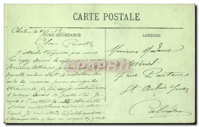 Chalon-sur-Saône — De Kade Gambetta — LL. — Uitgever: LL. — Achterkant