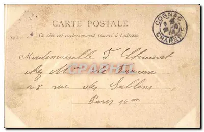 Cognac — Igreja de São Léger (século XII) — O Portal — Verso