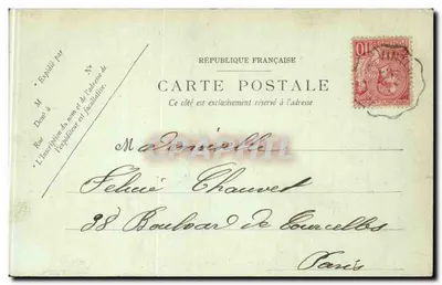 Menton — Hotele « Louvre » i « Îles Britanniques » — LL. nr 885 — Rewers