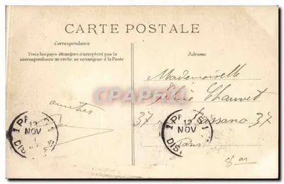 NANTES — Escadaria dos Cem Degraus e Estátua de Santa Ana — ETD — Verso