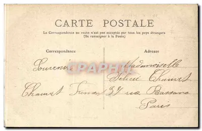 Le Cascate di Cernay — Collezione F. Fleury — Editore non identificato — Verso