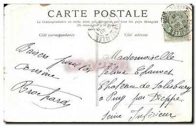 Versailles — Le Parterre du Nord — Éditeur non identifié — Verso
