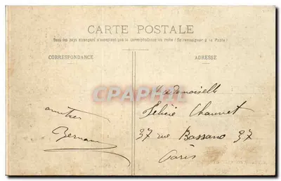 Versailles - Grand Trianon - Sur les Jardins — Mme Moreau, édit., Versailles — Verso