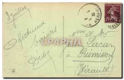 Font Romeu (Wys. 1800 m.) — Wielki Hotel i wile w widoku z tarasu Wile St-Paul — Pyrénées-Orientales, nr 446 — Rewers