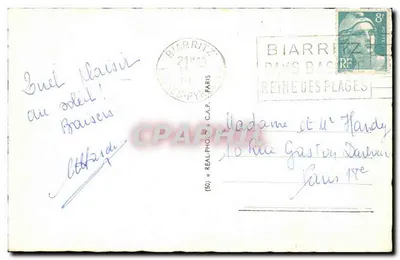 Biarritz — Grande Plage — C.A.P. (nr 50) — Rewers