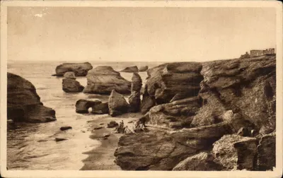 Os Rochos chamados 'Le Chaos' — Sion-sur-l'Océan (Vendée) — J. Morouchon, fotógrafo