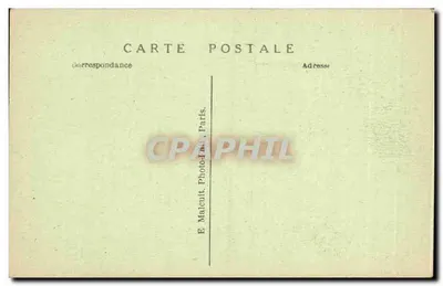 Vincennes — Katedra Fortu — E.M. n°1043 — Rewers