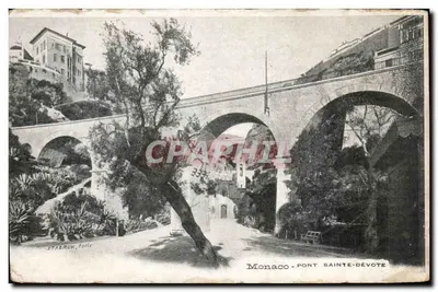 Mônaco - Ponte Santa Dévote — editor Staerck, Paris