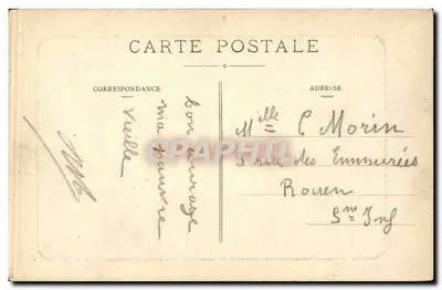 Cambo-les-Bains — Villa « Arnaga » do Sr. Edmond Rostand — Edição Barbé-Larré, n°24 — Verso