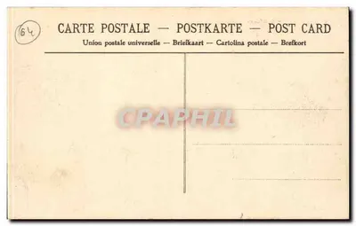 Castelo de Abbadia — Hendaye — Costa de Prata — Editor Goll. A. V. — Verso