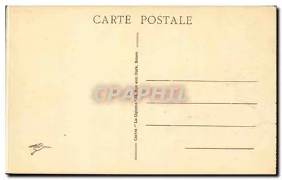 Rouen - Most Boieldieu — widok rzeki z parowcem — n° 415 — Rewers