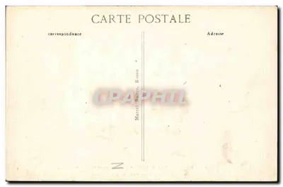 Rouen — Quai de la Bourse widziany z quai St-Sever — nr 105 — Rewers
