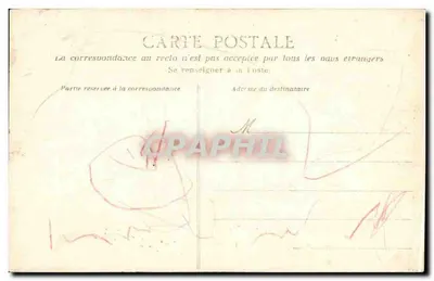 Palácio de Justiça — Fachada da Praça Verdrel — C.V. 428 - ROUEN — Verso
