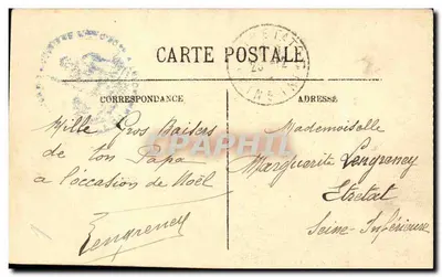 Rouen — Zamek Filipa Augusta, wybudowany w 1204 — Wydawca nieznany, nr 482 — Rewers