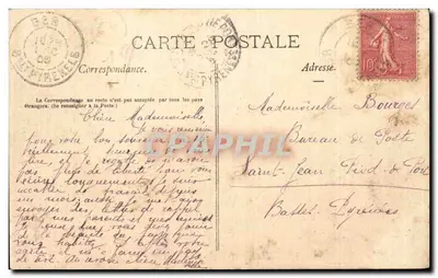 Eaux-Bonnes — El Jardín Darralde — Las Pyrénées Illustrées, n°498 — Reverso