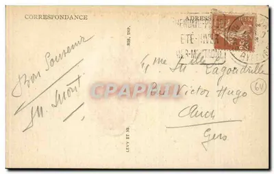Hendaye — Fontarabie uitzicht vanaf Hendaye — LL — Achterkant
