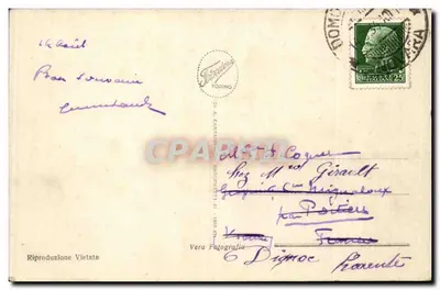 Domodossola — panorama — editor desconhecido, n°5 — Verso