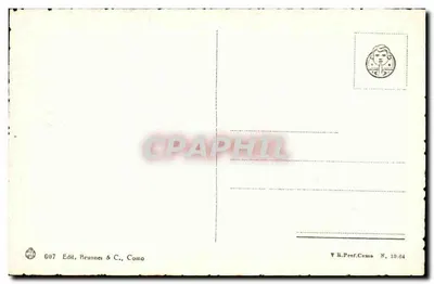 Isola Bella — Lago Maggiore — wydawca Brunner & C., Como, nr 607 — Rewers