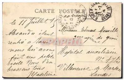 Rouen — Ogólny widok z Côte Ste-Catherine — C.V. 422 — Rewers