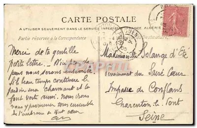 Rouen — Igreja de Nossa Senhora do Bom Socorro — La C.P.A. n°2136 — Verso