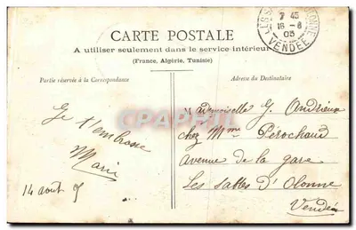 Biarritz pittoresque — Villa Belza und der Cachaoû (La Dent) — Nr. 104 — Rückseite
