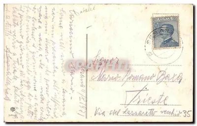 Sezana — widok panoramiczny — wydawca nieznany — Rewers