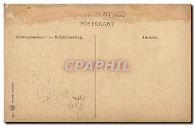 Ostenda - La Digue — widok promenady zbudowanej z budynków z falbankami — wydawca ELM, Anvers — Rewers