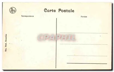 Interior da Universidade — Louvain — editor Thill, Bruxelas — Verso