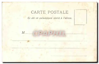 Cloître — visão interna de um convento — Grande Traîpe, reprodução proibida — Verso