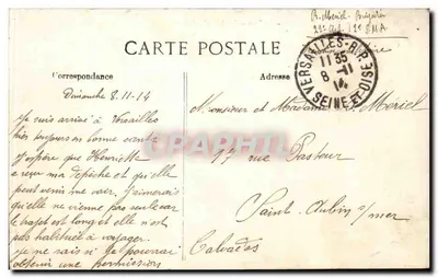 Versailles — O Palácio — O Parque — Luta de Animais — Editora B.I.D. n°170 — Verso