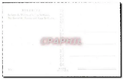 Biarritz — La Loge du Théâtre et le Cap St-Martin — Estel — Verso