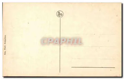 Ruínas de Louvain — rua de Diest — editor N. EIS, Bruxelas — Verso