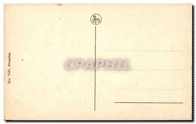 Ruínas de Louvain — Ruínas da Boucherie — Editor N. Thill, Bruxelas — Verso