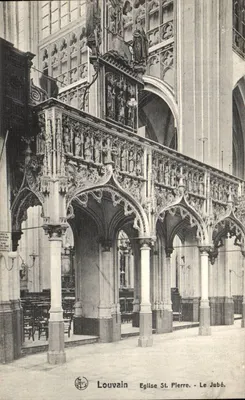 Louvain - Igreja de São Pedro - O Jubé