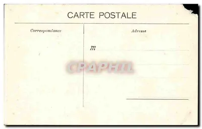 A Aiguille do Dru (alt. 3755 m) — Vista tirada dos Praz — Charnaux Frères & Co., Genebra, n° 7145 — Verso