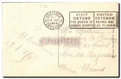 Ostende — Le Kursaal — Éditeur STAR, n° 2282 — Rewers