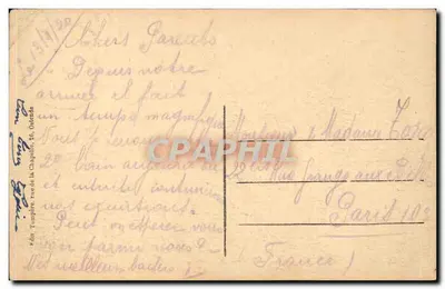Ostenda — Grand'place — wydawca LEGTA, numer serii nie widoczny — Rewers